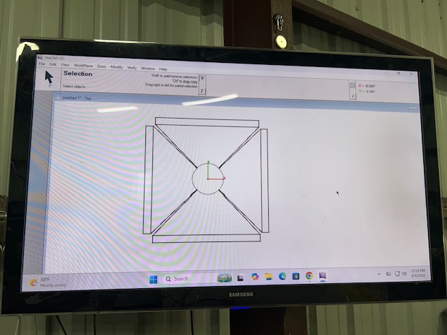 Custom DXF and SVG design by Blue Diamond Manufacturing